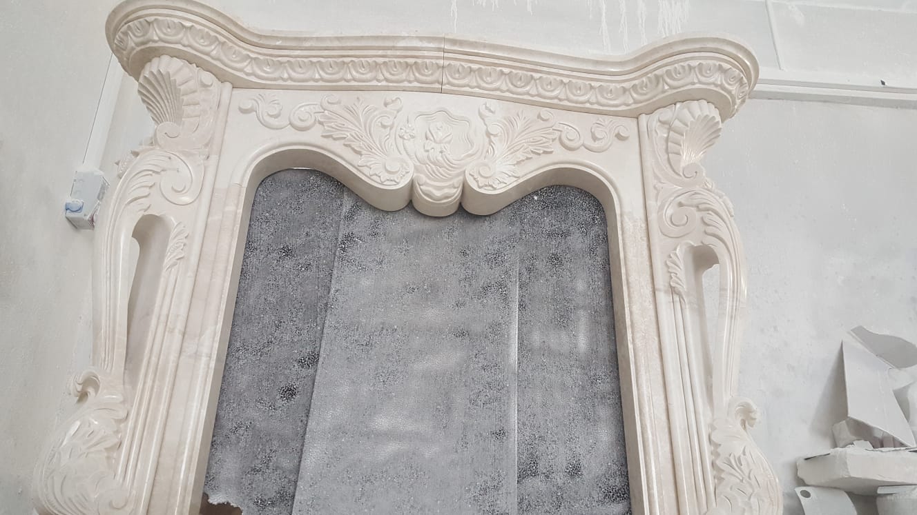 Limestone Fireplace Surrounds